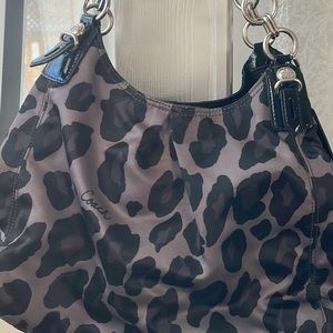 Rare Leopard Coach Purse